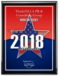 Thinkzilla PR &amp;amp; Consulting Group Receives 2018 Best Marketing of Atlanta Award